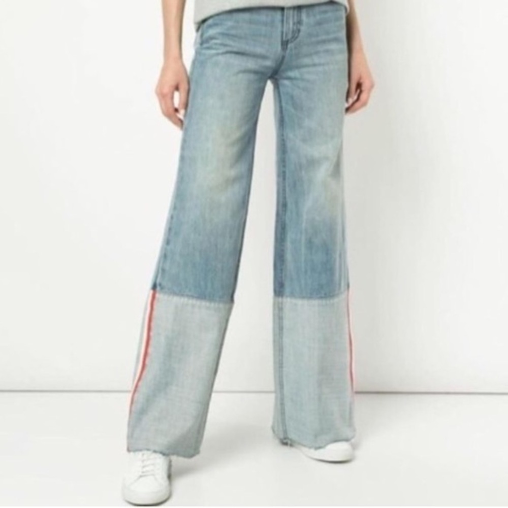 NWT P.E Nation Melbourne Wide Leg Jeans Size 26